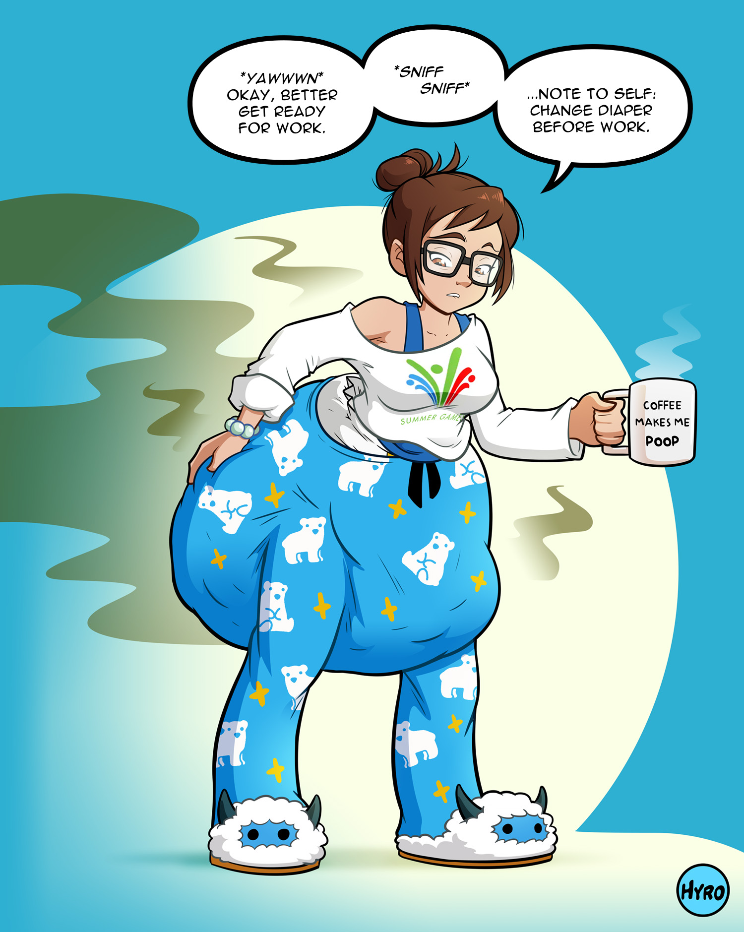 Diaper Mess Comichazbin Hotel Diaper Art Diaper Mess Comichazbin Hotel Diaper Art